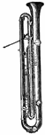 A brass instrument, with a conical tube and double reed, having a resemblance to the oboe and the bassoon, thoughj with a richer timbre.