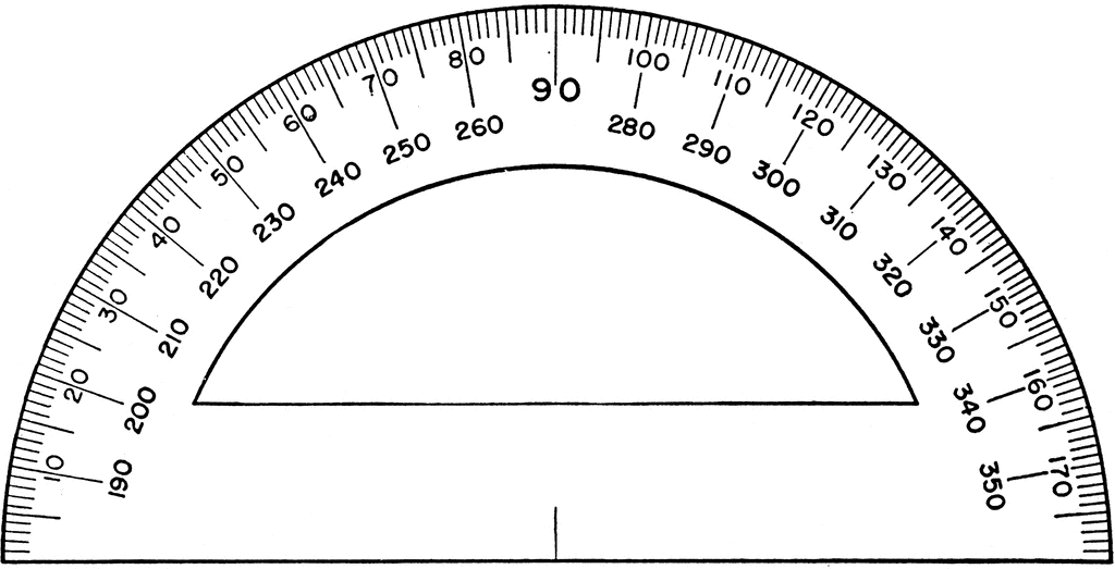 Printable Protracter
