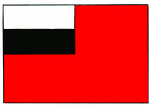 Flag of the country of Georgia from 1918-1921 and from 1991-2004.