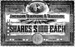 An illustration of a stock certificate.