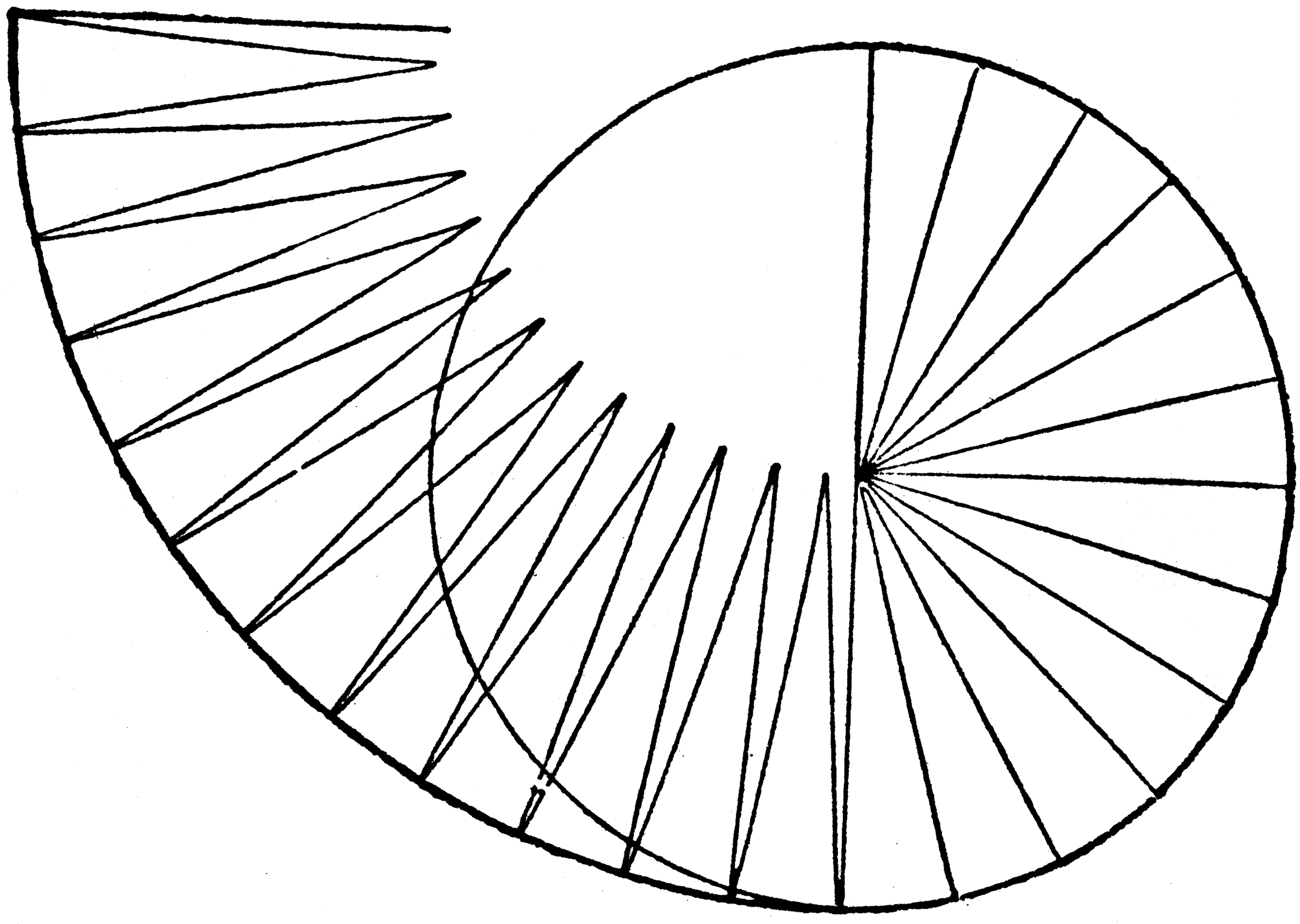 Рисунок состоящий из окружностей. Круг состоящий из треугольников. Круг состоит из кругов. Рисунок горизонта циркумференция.