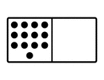 An illustration of a domino with 13 spots & no spots. Spots are also known as pips. A set of dominoes, also known as deck or pack, is used to play a game.