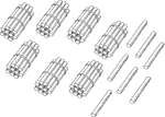 An illustration of a bundle of 77 sticks bundled in tens that can be used when teaching counting, grouping, and place value.