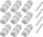 An illustration of a bundle of 94 sticks bundled in tens that can be used when teaching counting, grouping, and place value.