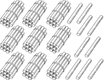 An illustration of a bundle of 99 sticks bundled in tens that can be used when teaching counting, grouping, and place value.