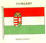 Hungary merchant flag.