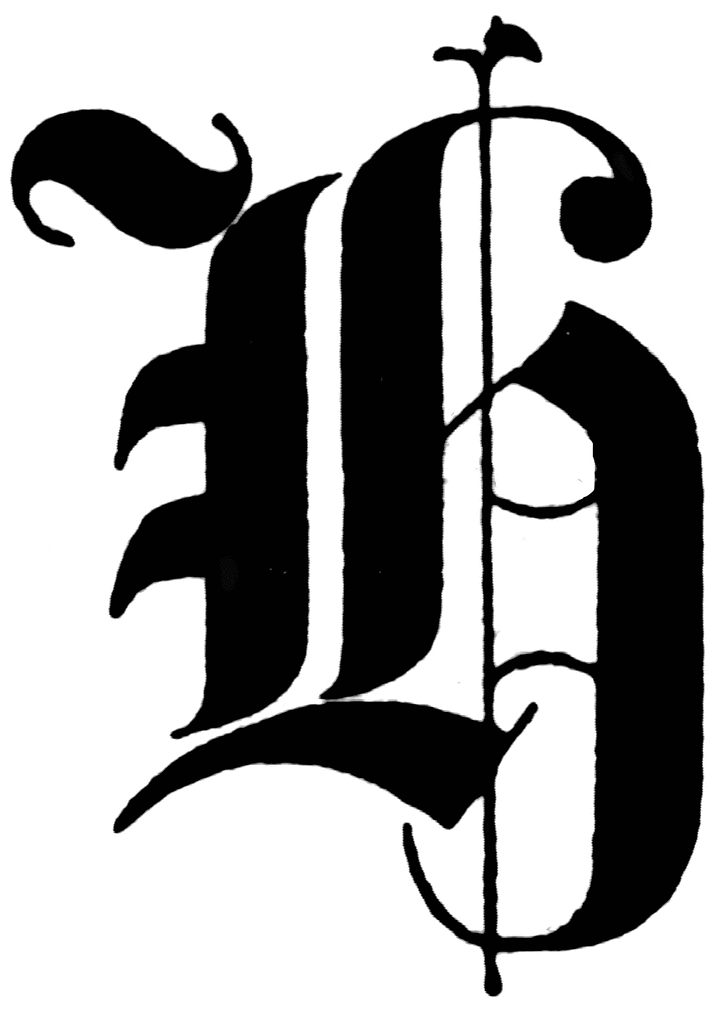 old english lettering clipart