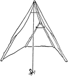 A simple "A" tent.