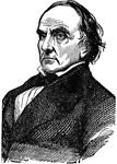 A portrait of Daniel Webster, A great statesman during the Antebellum Period of America. (1782-1852)