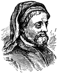 (1340-1400) English poet most famous for The Canterbury Tales.