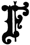Medieval lettering.