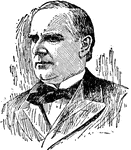 The 25th president, William McKinley.