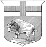 The coat of arms of Manitoba, a Canadian province.
