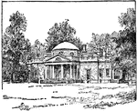 Thomas Jefferson's estate near Charlottesville, Virginia.