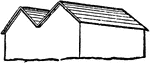 A simple m-roof.