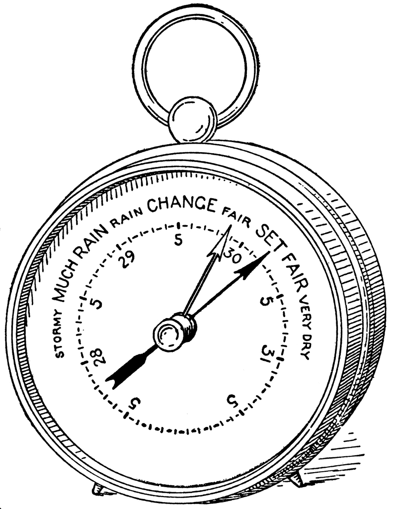 weather barometer clipart