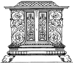 This furniture ClipArt gallery offers 11 illustrations of benches from different time periods and regions of the world.