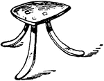 The Egyptian stool may be regarded as the prototype of the modern Cobbler's-stool.