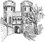 The United Kingdom Castles ClipArt gallery includes 36 views of castles including Windsor, Baltimore, Rochester, and Kenilworth.