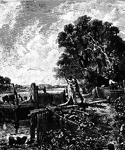 A Lock on the Stour, a painting by John Constable.