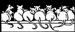 Belling the Cat. The mice decide to tie a bell about the cat's neck. Some thing are easier said than done.
