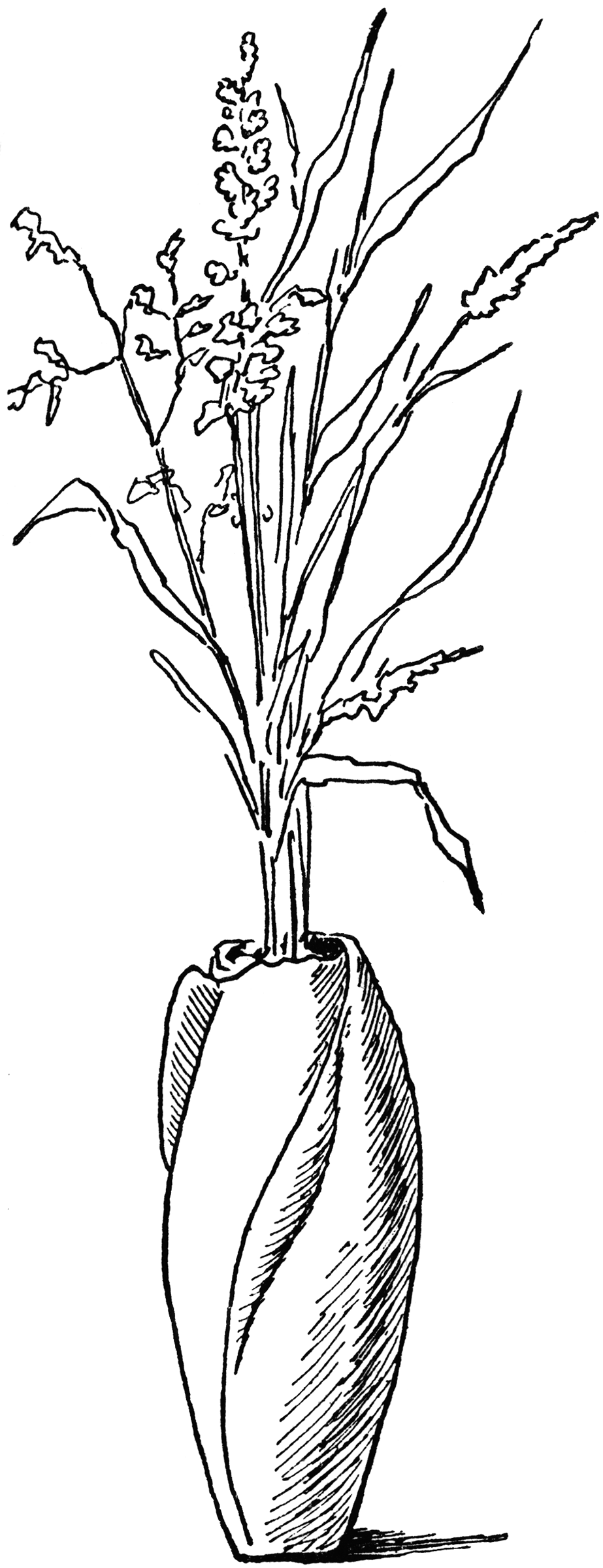 Rosebud vase | ClipArt ETC