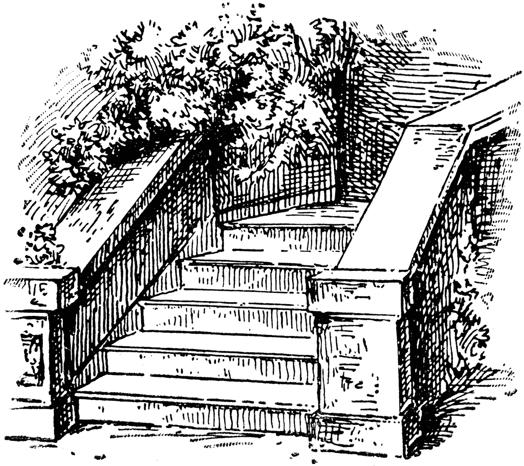 Винтажные иллюстрации лестниц