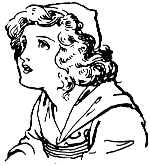 Young girl | ClipArt ETC