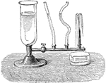 This apparatus illustrates the principle stating that liquids tend to find their own level.