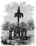 In honor of the forty percent of South Carolina's palmetto regiment an iron palmetto was erected. This monument which now stands on the state grounds which honors the forty percent of the regiment who died of disease and wounds.