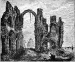 The monastery of Lindisfarne was founded by Irish born Saint Aidan, who had been sent from Iona off the west coast of Scotland to Northumbria at the request of King Oswald around AD 635. It became the base for Christian evangelizing in the North of England and also sent a successful mission to Mercia.