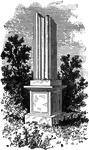 The monument for General Jacob Brown, who fought in the War of 1812.