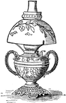 An illustration of a lamp.