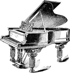 An illustration of a piano.