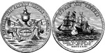 This medal was presented in honor of William Ward Burrows (1785-1813) who was slain while in command on the sloop-of-war <em>Enterprise</em>.