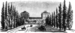 The Capitol at Washington in 1814.