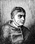 Pope Leo X, born Giovanni de' Medici (December 11, 1475 &ndash; December 1, 1521) was Pope from 1513 to his death. He was the last non-priest to be elected Pope. He is known primarily for the sale of indulgences to reconstruct St. Peter's Basilica and his challenging of Martin Luther's 95 theses. He was the second son of Lorenzo de' Medici, the most famous ruler of the Florentine Republic, and Clarice Orsini. His cousin, Giulio di Giuliano de' Medici, would later succeed him as Pope Clement VII (1523&ndash;34).
