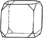 Illustration showing the combination of a hexahedron and an octahedron.