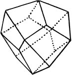 Illustration showing a deltohedron.
