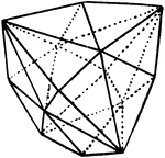 Illustration showing a hexoctahedron.