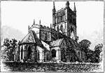 Between AD 681 and 689, King &aelig;thelred of Mercia gave estates at Pershore to the Bishop of Worcester for the purposes of establishing a monastery. A monastic community was established at Pershore by 689. The main building was begun in about 1100. The abbey was dissolved in 1539.