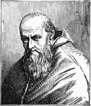 Pope Paul III (February 29, 1468 &ndash; November 10, 1549), born Alessandro Farnese, was Pope of the Roman Catholic Church from 1534 to his death in 1549. He also called the Council of Trent in 1545. Born in Canino, Latium (then part of the Papal States), Farnese was the oldest son of Pier Luigi Farnese, Signore di Montalto (1435-1487) and wife Giovanna Caetani, descended from the Caetani family, which had also produced Pope Boniface VIII. He was one of the few Popes to have fathered children before his election, by Silvia Ruffini, one of whom, Pier Luigi, he created Duke of Parma. The others were Ranuccio Farnese and Costanza Farnese.