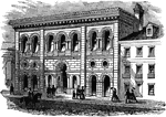 The South Carolina Institute in Charleston in 1860.