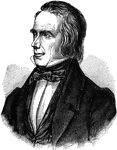 Known as "The Great Compromiser" and "The Great Pacifier" for his ability to bring others to agreement, he was the founder and leader of the Whig Party. Pictured here is Henry Clay at 40 years of age. Senator from Kentucky.