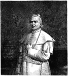 Blessed Pope Pius IX (May 13, 1792 &ndash; February 7, 1878), born Giovanni Maria Mastai-Ferretti, was Pope from June 16, 1846, until 1878. His was the longest reign in Church History lasting almost 32 years. During his pontificate, he convened the First Vatican Council in 1869, which decreed Papal infallibility. The Pope defined the dogma of the Immaculate Conception of the Virgin Mary, meaning that Mary was conceived without original sin.