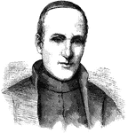 Peter Jan Beckx (February 8, 1795, Sichem, Belgium - March 4, 1887, Rome, Italy) was a Belgian Jesuit, elected 22nd Superior-General of the Society of Jesus. The Duke and Duchess of Anhalt-Köthen converted to Catholicism in 1825 and asked for a Jesuit chaplain. Beckx was appointed to this duty, and went to live in Köthen. By giving classes to children in his own house, building a little church and organizing spiritual activities he brought many people back to the Catholic faith. By 1883 - 88 years old and already 30 in office — Peter Beckx was an infirm. On his own accord he called a General Congregation in order that a 'Vicar General with rights of succession' be given him. General Congregation XXIII met in 1883, in Rome, and the 24 September Anton Anderledy, a Swiss Jesuit priest, was elected. Beckx, though remaining in title the 'Superior General' in effect abdicated his charge entirely. He died four years later at the age of ninety-two.