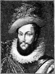 Sir Walter Raleigh or Ralegh (c. 1552 – 29 October 1618), was a famed English writer, poet, soldier, courtier and explorer. Raleigh was born to a Protestant family in Devon, the son of Walter Raleigh and Catherine Champernowne.