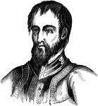 Hernando de Soto (Jerez de los Caballeros, Badajoz, Spain, c. 1496/1497–May 21, 1542) was a Spanish explorer and conquistador who, while leading the first European expedition deep into the territory of the modern-day United States, was the first European to discover the Mississippi River.