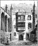 The Savoy Palace was considered the grandest nobleman's residence of medieval London, until it was destroyed in the Peasants' Revolt of 1381. It fronted Strand, on the site of the present Savoy Theatre and the Savoy Hotel that memorialise its name. In its area the rule of law was different from the rest of London.