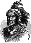 Famous Indian known as the Prophet. He was the brother of Tecumseh.